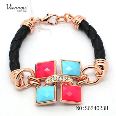 【時尚環保纖維手鏈 編織帶手鏈 威妮華飾品 廠家定制批發】價格,廠家,圖片,手鏈,廣州市威妮華時尚首飾-