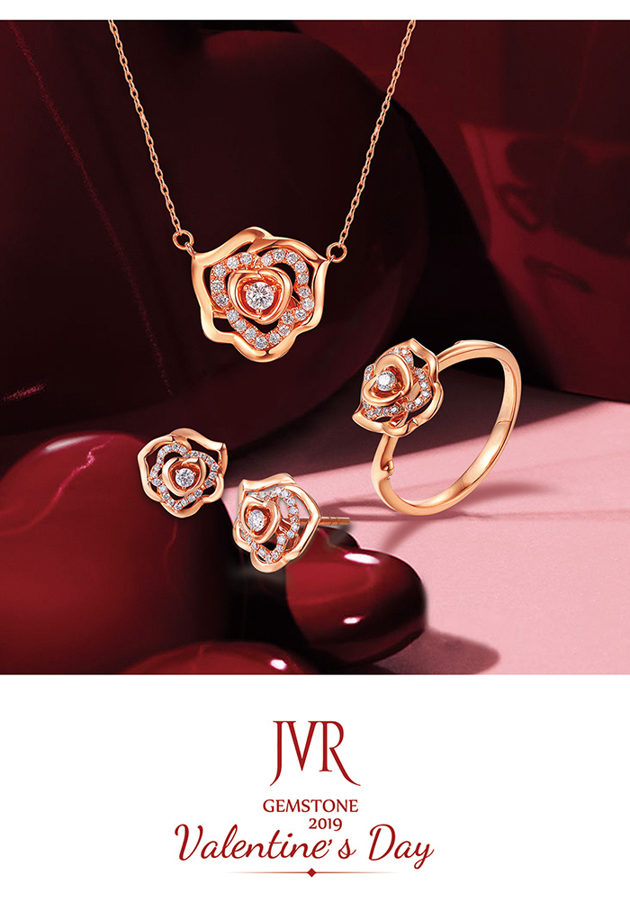 玫瑰金首飾海報