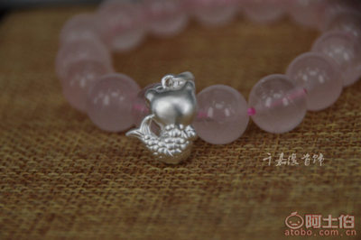 【千嘉緣3D硬銀DIY配件KT貓吊墜項鏈美人魚純銀廠家直銷銀飾品項鏈KTM010】深圳市龍華新區千嘉緣首飾廠 - 產品庫