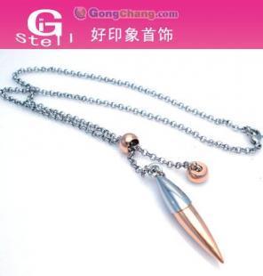 供應高檔新款玫瑰金項鏈 韓款情侶項鏈 項飾 飾品 首飾_禮品、工藝品、飾品_世界工廠網(wǎng)中國產(chǎn)品信息庫