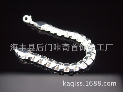 S925鍍銀飾品 雙盒仔手鏈 外貿款創意時尚首飾 歐美男士熱銷手鏈 - S925鍍銀飾品 雙盒仔手鏈 外貿款創意時尚首飾 歐美男士熱銷手鏈廠家 - S925鍍銀飾品 雙盒仔手鏈 外貿款創意時尚首飾 歐美男士熱銷手鏈價格 - 海豐縣后門咔奇首飾加工廠 - 