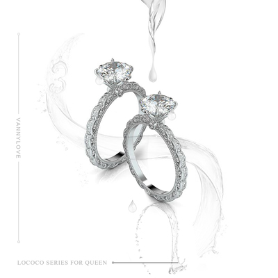 【梵尼洛芙珠寶洛可可女王系列】新品DEW 設計靈感:清晨露珠 - 求婚鉆戒 婚戒設計|首飾|手工藝|梵尼洛芙珠寶 - 原創設計作品 