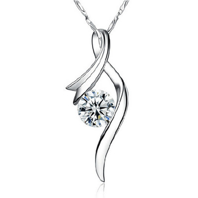 項鏈_韓版韓國歐美飾品復古銀飾天然水晶掛墜 首飾-郵樂官方網站