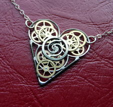 廢棄鐘表機械diy的五金首飾 項鏈掛墜