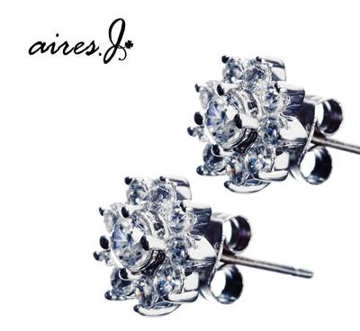 【艾佳原創(chuàng)首飾 設(shè)計(jì)師品牌 925純銀 耳釘耳環(huán)耳插 女款 雪】價(jià)格_廠家_圖片 -