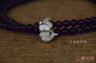 【千嘉緣3D硬銀DIY配件KT貓吊墜項鏈美人魚純銀廠家直銷銀飾品項鏈KTM010】深圳市龍華新區(qū)千嘉緣首飾廠 - 產(chǎn)品庫